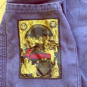 Taboureur Men’s Indigo French work blazer